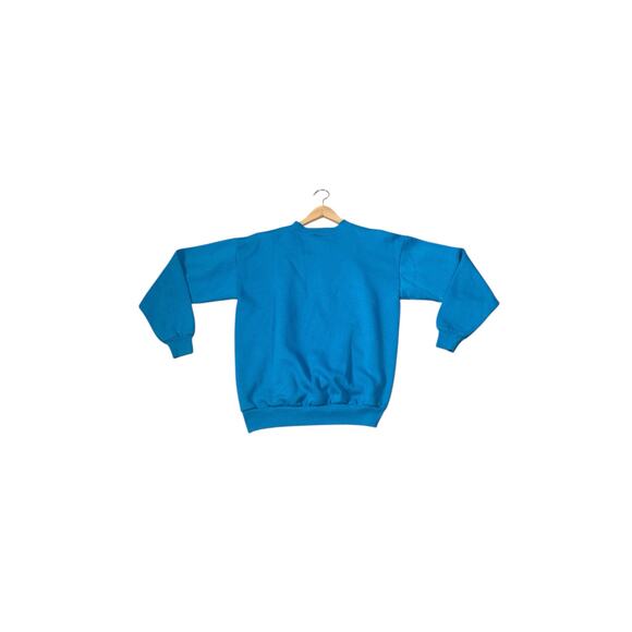 Vtg Disney Pooh Bear Embroidered Teal Blue
Sweatshirt Medium USA Rare - Picture 6 of 7